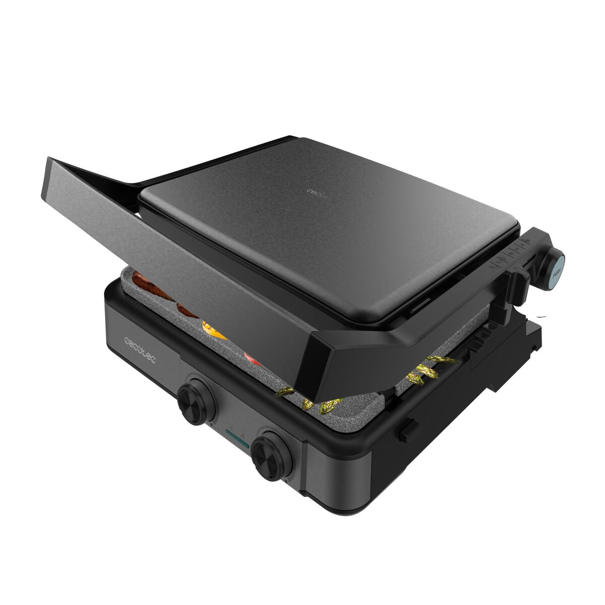 Elektriska Grillen Cecotec Rock’nGrill 2200 Dual 2200 W finns hos Nordekko