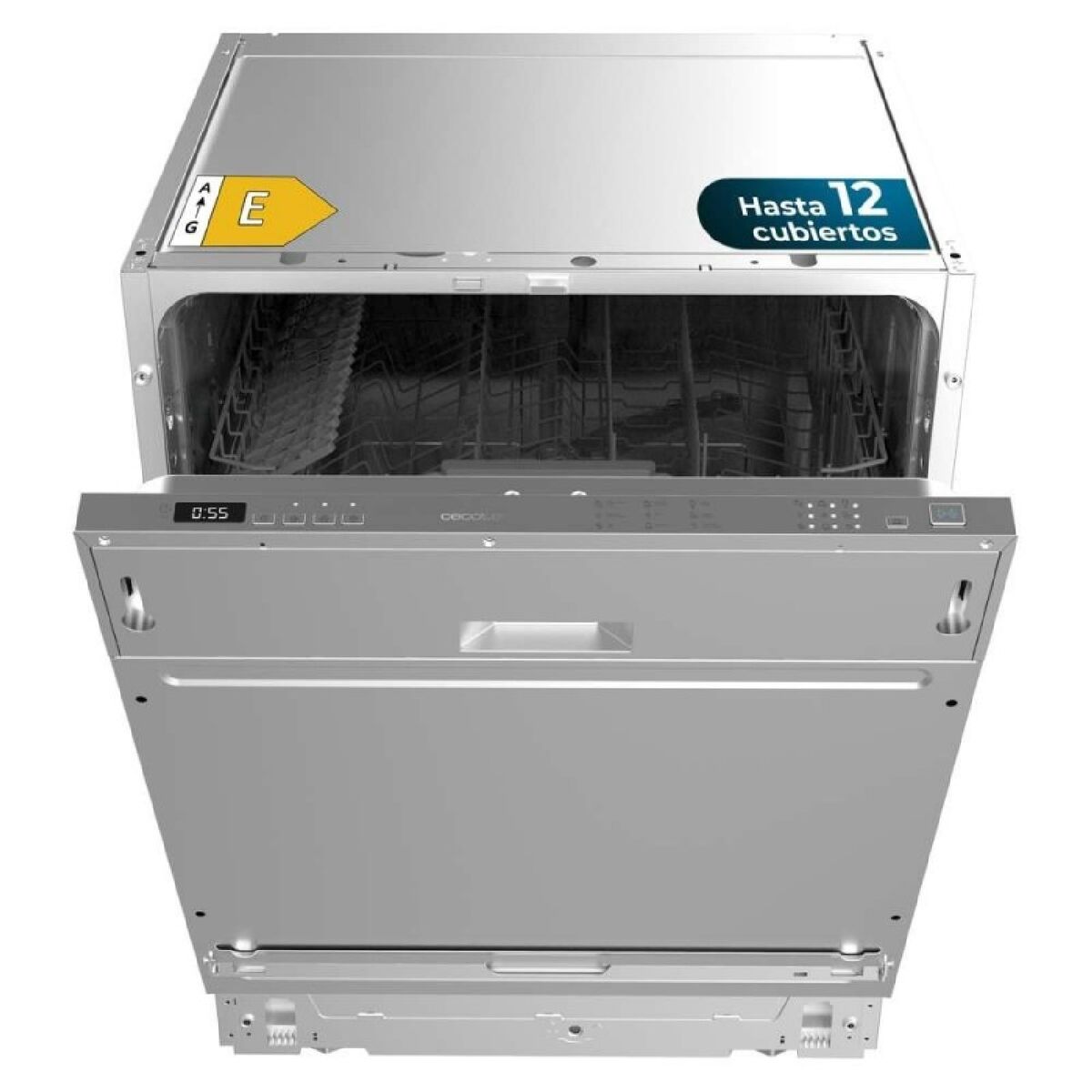 Cecotec Integrerad diskmaskin 13 kuvert stål 6110 Full-BI 6 program klass E finns hos Nordekko