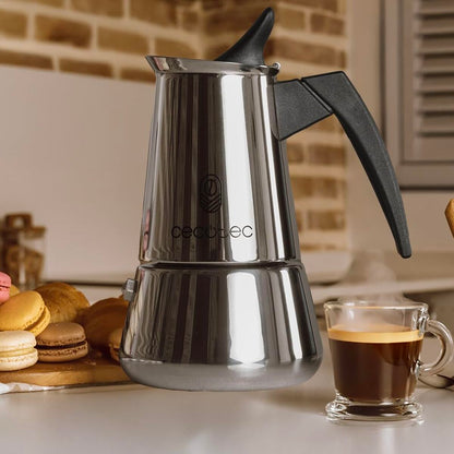 Italiensk Kaffepanna Cecotec Piccolina 900 Stål 10 Csészék 450 ml finns hos Nordekko