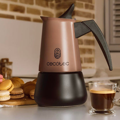 Italiensk Kaffepanna Cecotec Piccolina 600 Bronze Brons 10 Csészék 300 ml finns hos Nordekko