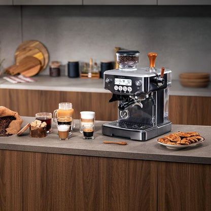 Manuell Espressobryggare Cecotec Power Espresso 20 Barista 2200 W Svart 20 bar finns hos Nordekko