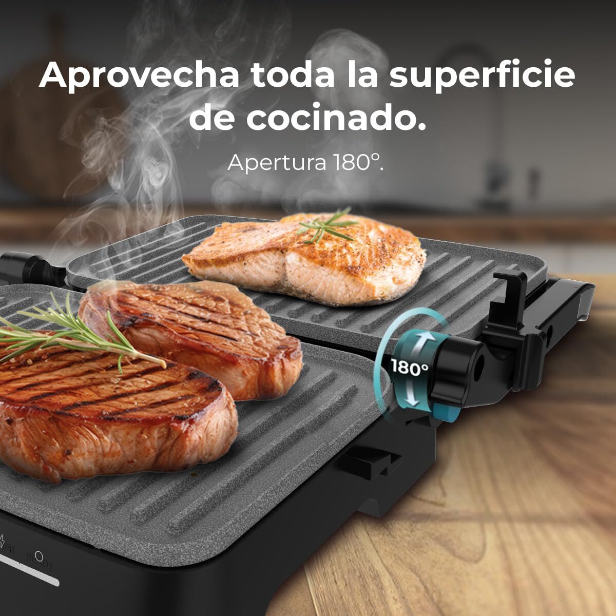 Elektriska Grillen Cecotec 1500 Full Open 1500 W finns hos Nordekko