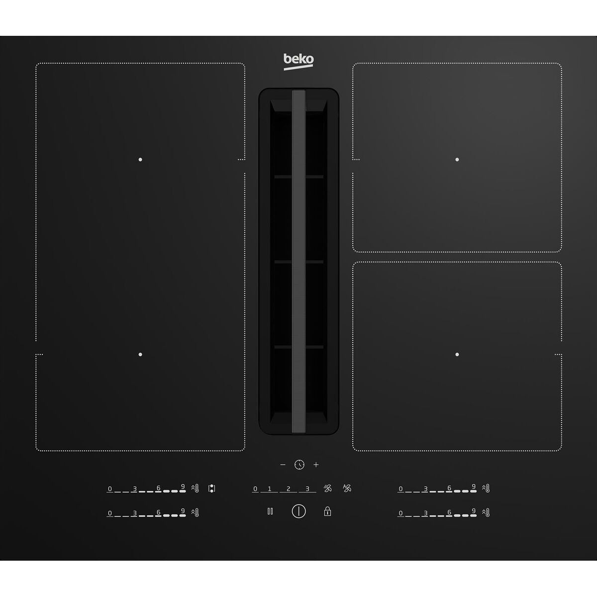 Induktionshäll BEKO HIXI64700UF 60 cm 7400 W finns hos Nordekko