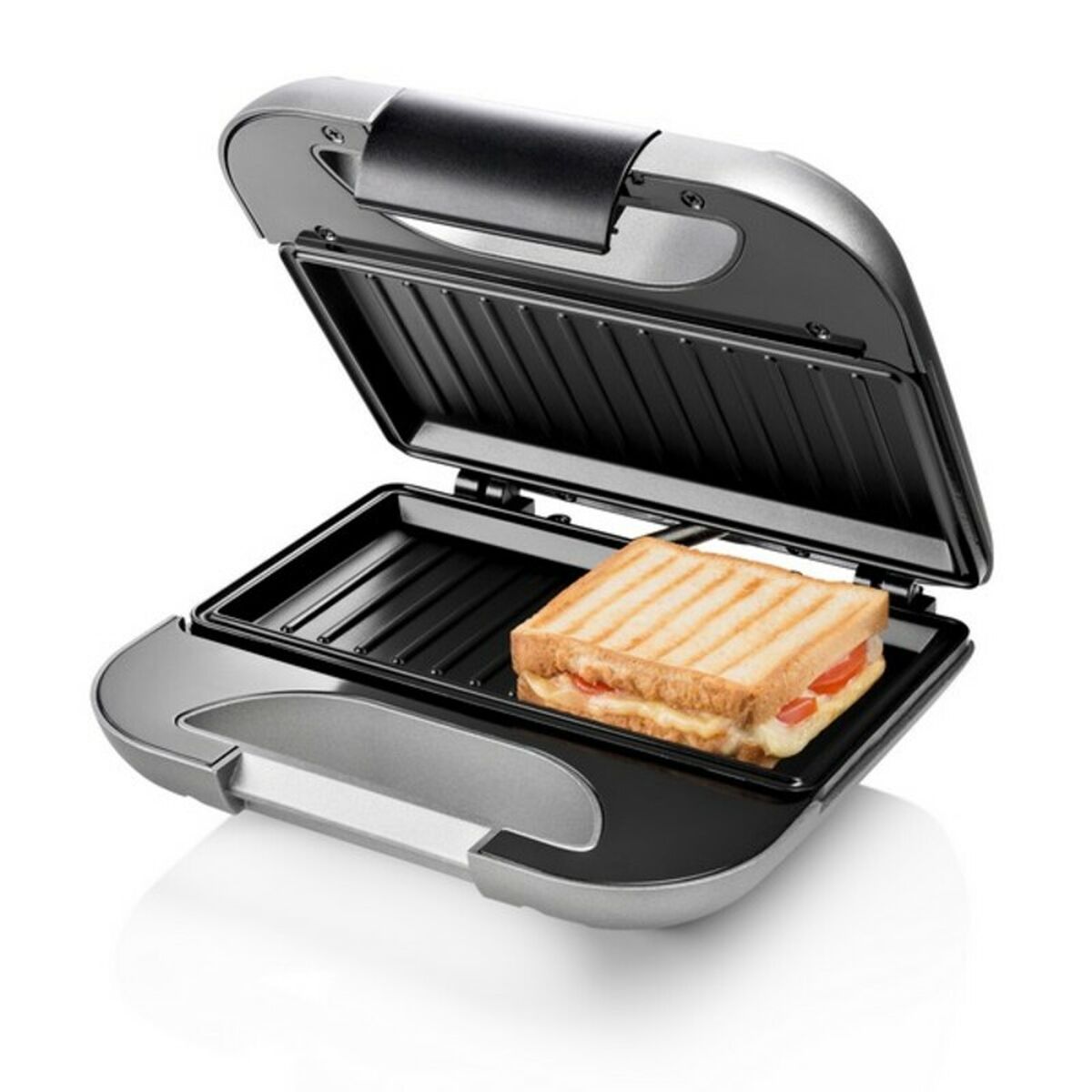 Smörgåssgrill Princess 01.127003.01.001 Svart Silvrig 750 W finns hos Nordekko