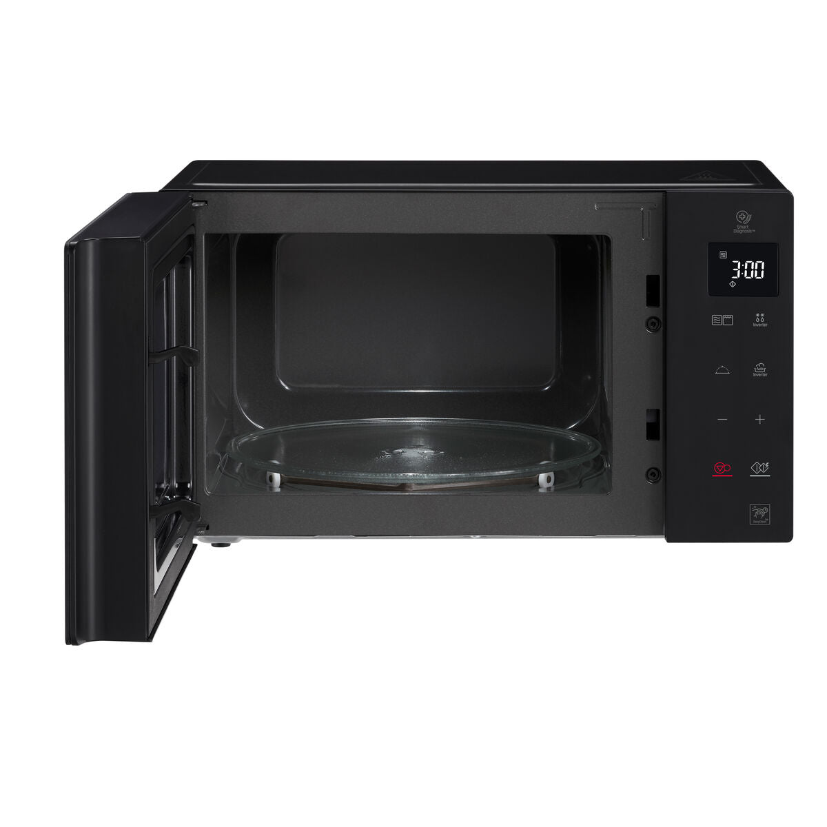 Mikrovågsugn med Grill LG MH6535GIB 25 L 1000W Svart 1000 W 900 W 25 L 23 L finns hos Nordekko