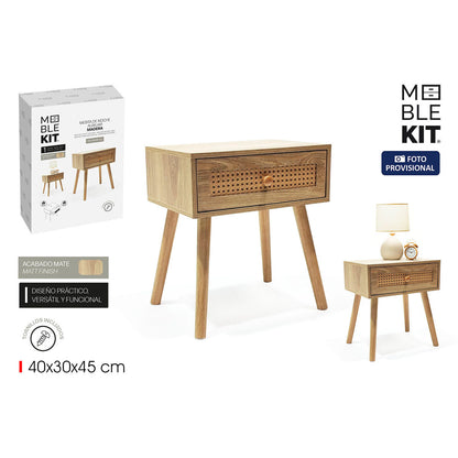 Nattduksbord MobleKit Brun 40 x 30 x 45 cm (2 antal) finns hos Nordekko