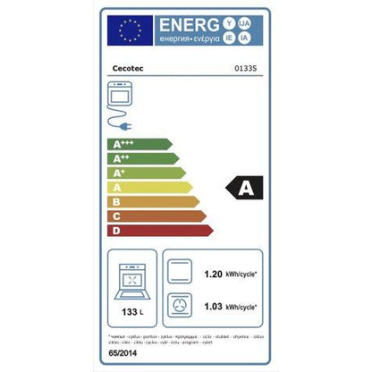 Ugn Cecotec Hexa AF319000 3200 W 3700 W 3840 W 112 L finns hos Nordekko