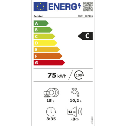 Diskmaskin Cecotec 6620 Full-BI Stål finns hos Nordekko