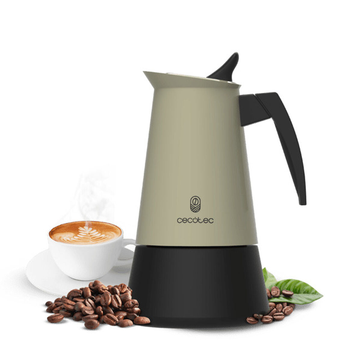 Italiensk Kaffepanna Cecotec Piccolina 900 Grön 10 Csészék 450 ml finns hos Nordekko