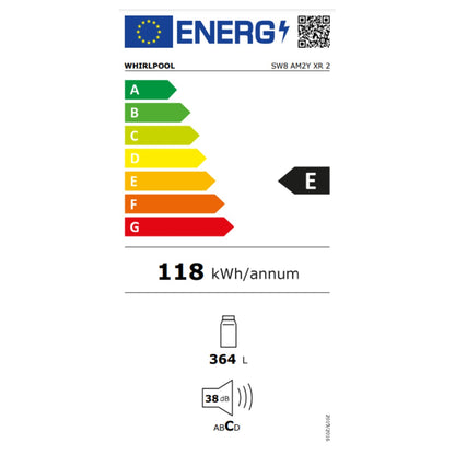 Kylskåp Whirlpool Corporation SW8AM2YXR2 Stål (187 x 60 cm) finns hos Nordekko