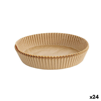 Papper för luftfritös Algon Ø 16 cm Brun 35 Delar (24 antal) finns hos Nordekko