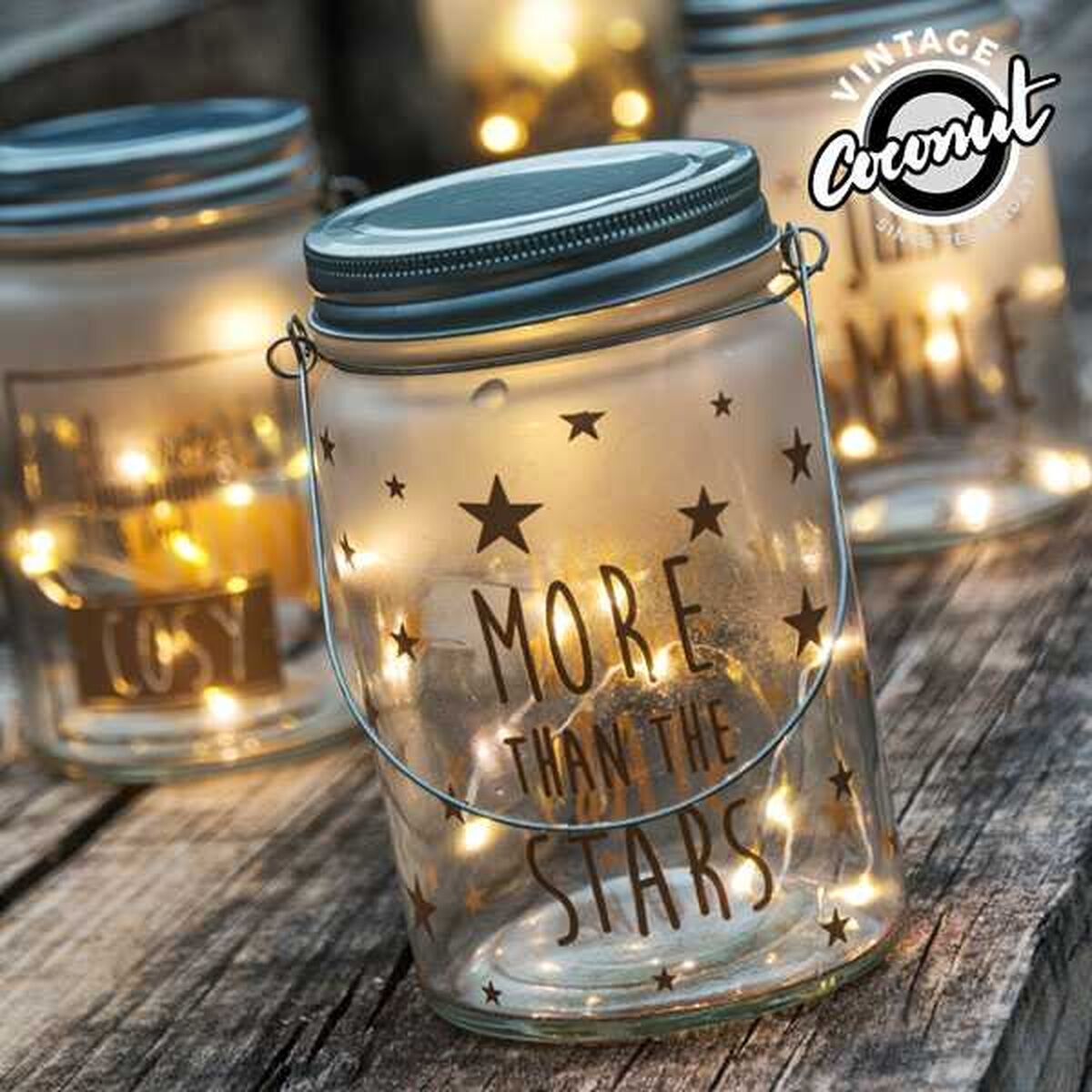 Flaska LED Vintage Coconut finns hos Nordekko